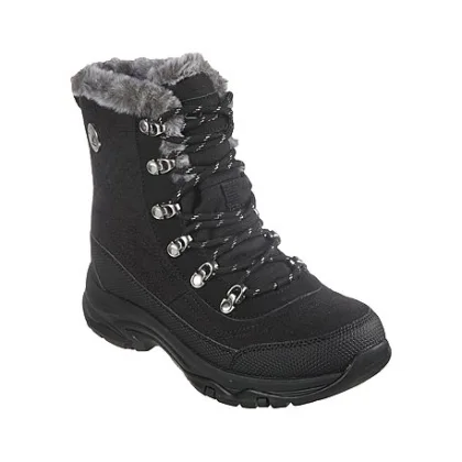 Dámské vysoké zimní boty SKECHERS Trego Cold Blues black