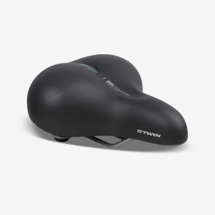 BTWIN Sedlo na mestský bicykel 90° Gel XL .