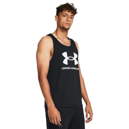 Under Armour Tielko SPORTSTYLE LOGO TANK Black SS