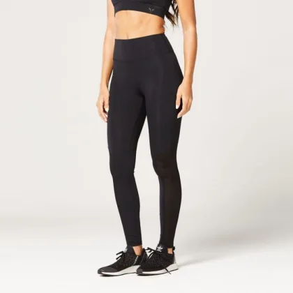 SQUATWOLF Dámske legíny Mesh Insert Black XS