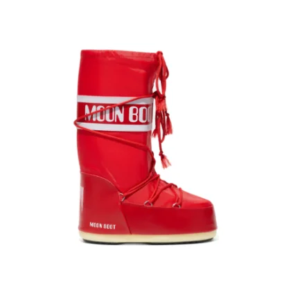 Vysoké zimné topánky MOON BOOT MB ICON NYLON, D001 RED