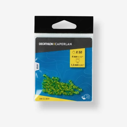 CAPERLAN Žlté koráliky na surfcasting 4 mm bez