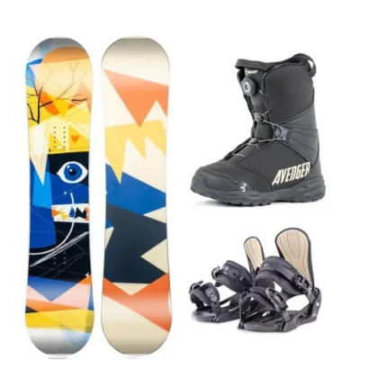 Beany Bonjour dětský snowboard + Beany Junior vázání + Beany Avenger BS boty