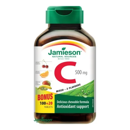 JAMIESON Vitamín C 500 mg mix 120 kapsúl