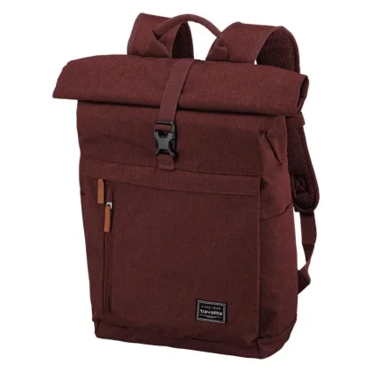 Travelite Basics Roll-up Backpack Bordeaux batoh