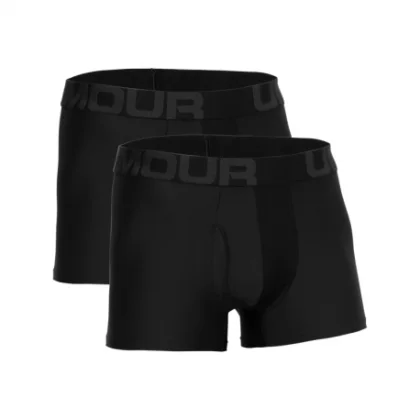 Férfi boxeralsók UNDER ARMOUR UA Tech 3in 2 Pack-BLK