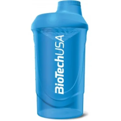 Šejker Wave modrý 600 ml - BioTech USA
