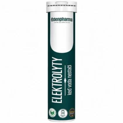 EDENPharma ELEKTROLYTY šumivé tablety príchuť pomaranč 20 ks