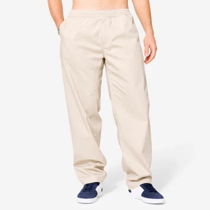 DECATHLON Skateboardové nohavice chino N500 Light béžové S