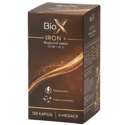 BIOX Iron+ železo 120 kapsúl