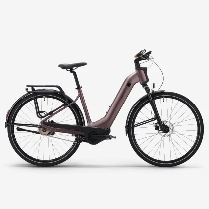 ROCKRIDER Trekingový elektrobicykel E-ACTV 900 LF hnedý S