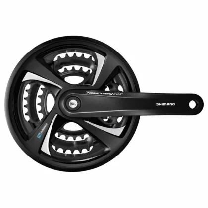 Shimano kliky Tourney TX FC-TX801-L 175mm 48-38-28 zubů, černé s krytem