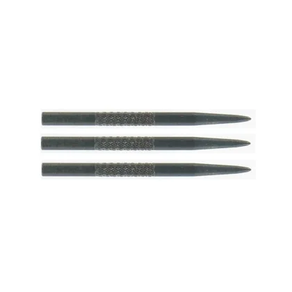 Hroty na šípky Bull's steel Knurled, 35mm, čierne - 3ks
