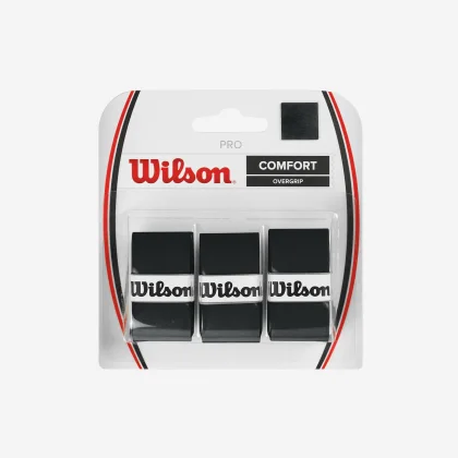 WILSON WILSON Pro tenisová vrchná omotávka 3 ks čierna bez