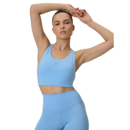 Dámska tréningová športová podprsenka 4F SPORT BRA F219-33S-BLUE