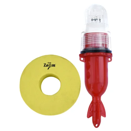 Svietiaca bójka CARPZOOM s LED svetlom červená