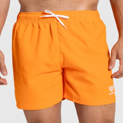 Pánske plavecké šortky Iron Aesthetics Sunshine, oranžové