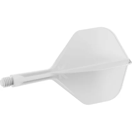 Target K-Flex biele, No2 letky a krátke násadky na šípky