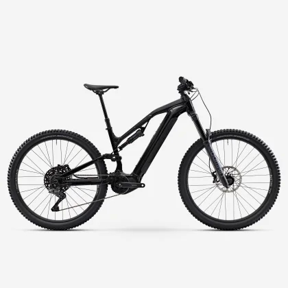 ROCKRIDER Celoodpružený horský elektrobicykel E-FEEL 900 S 29" čierny L (175-184 cm)