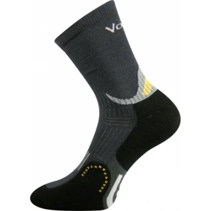 Běžecké kompresní ponožky VOXX 1 PACK- ACTROS-Dark grey