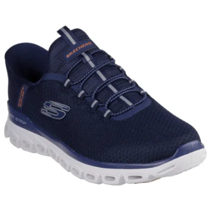 Pánska rekreačná obuv SKECHERS Glide Step Noxus Slip-Ins M navy white