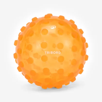DECATHLON Loptička Funny Ball na spoznávanie vody oranžová bez