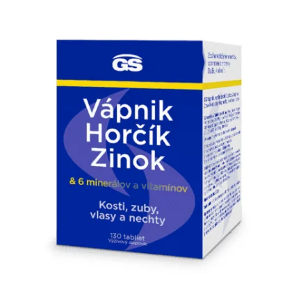 GS Vápnik horčík zinok 130 tabliet