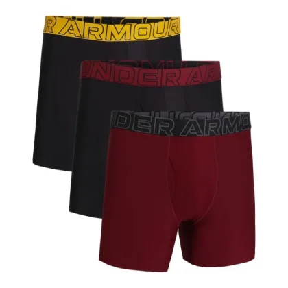 Under Armour Pánske boxerky M Perf Tech 6in 3pack Grey SS
