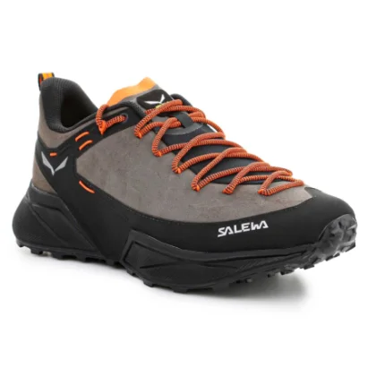 Pánska nízka turistická obuv SALEWA Dropline Leather Shoe M bungee cord black