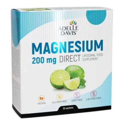 ADELLE DAVIS Liposomal magnesium 200 mg direct vrecúška 1 x 30 ks