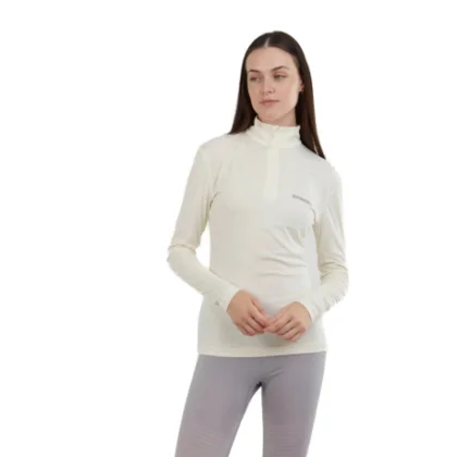 Dámske termo tričko s dlhým rukávom FUNDANGO Yade Baselayer-150-butter