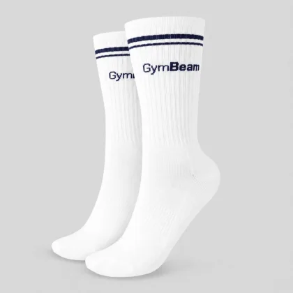 GymBeam Ponožky Crew White