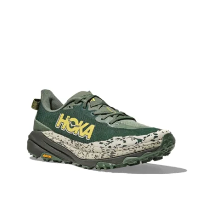 Pánská běžecká trailová obuv HOKA Speedgoat 6 M fern asphalt grey