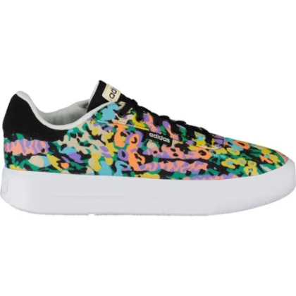Dámska rekreačná obuv ADIDAS Court Platform CLN core black cloud white