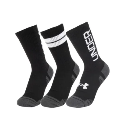 Zoknik UNDER ARMOUR 3 PACK-UA Perf Tech Nov Crew-BLK