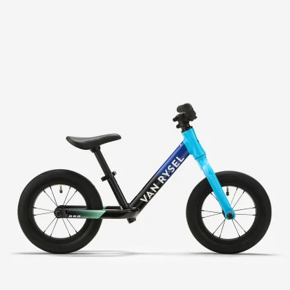 VAN RYSEL Detské odrážadlo RUNRIDE Racing 12″ čierno-modré 12"