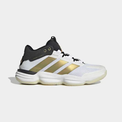 ADIDAS ADIDAS Court Stabil hádzanárska obuv bielo-čierno-zlatá 47 1/3