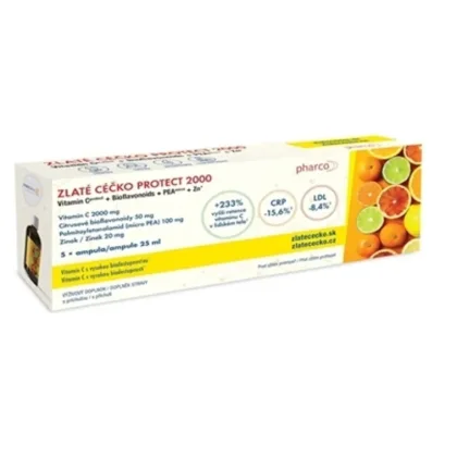 ZLATÉ CÉČKO protect 2000 s príchuťou 5 x 25 ml
