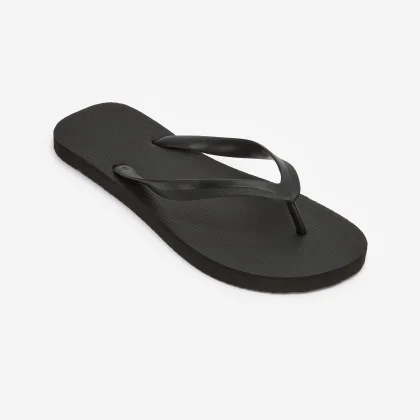 DECATHLON Pánske žabky 100 čierne 47-48