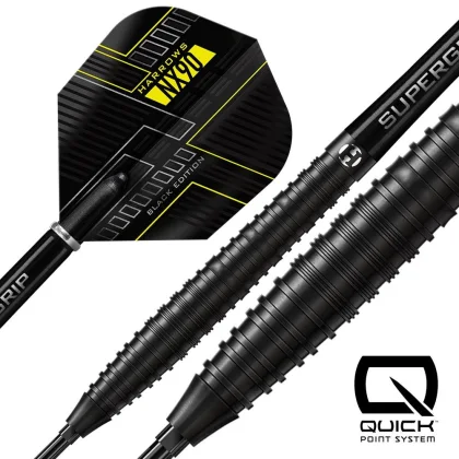 Šípky steel Harrows NX90 Black Edition 26g QP 90% wolfram