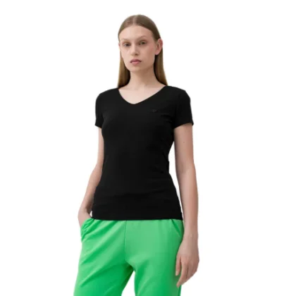 Női rövid ujjú póló 4F TSHIRT F730-20S-DEEP BLACK