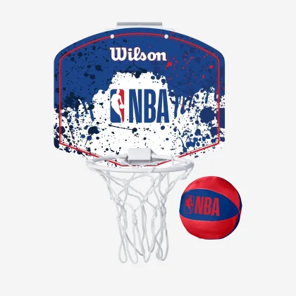 WILSON WILSON Mini Hoop NBA Mini basketbalový kôš modro-biely bez