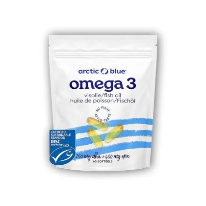 Arctic blue Omega 3 60 kapslí (250mg DHA 400mg EPA) původ Aljaška