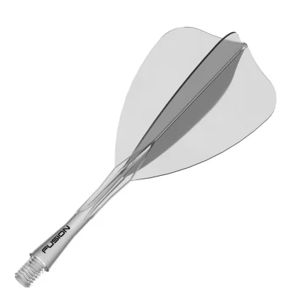 Winmau Fusion Arrow priehľadné integrované letky a stredné násadky