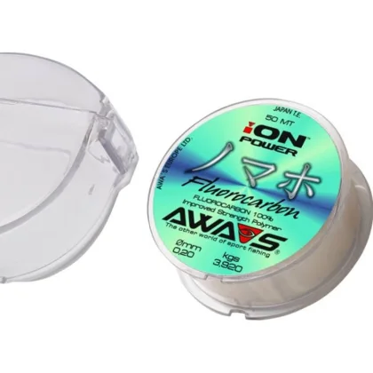 Nadväzcový vlasec AWA-SHIMA Ion Power Fluorocarbon priemer 0,30mm / 6,95kg