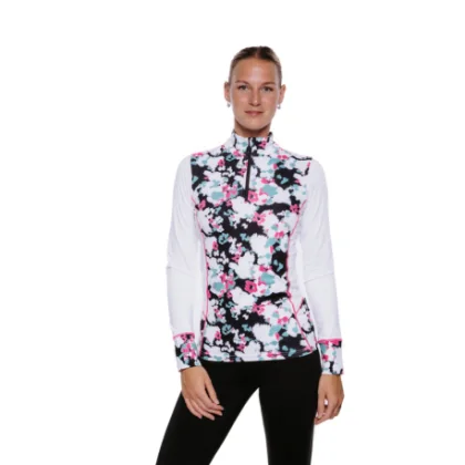 Dámske tričko AUTHORITY DRYZIP III W white print
