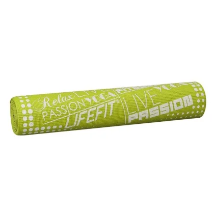 Lifefit Gymnastická podložka SLIMFIT PLUS, 173x58x0.6cm, světle zelená