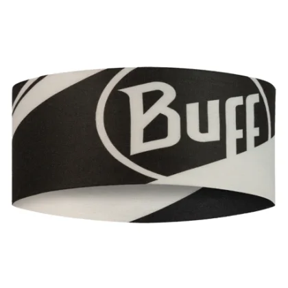 Čelenka BUFF COOLNET UV® WIDE HEADBAND ARTHY GRAPHITE