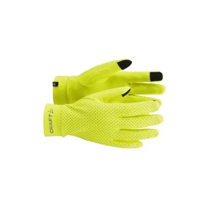 Běžecké rukavice CRAFT LUMEN FLEECE GLOVE 2-851000-Yellow