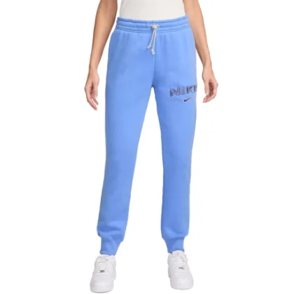 Női bélelt melegítőnadrágok NIKE W NSW PHNX FLC MR STD LOGO PNT